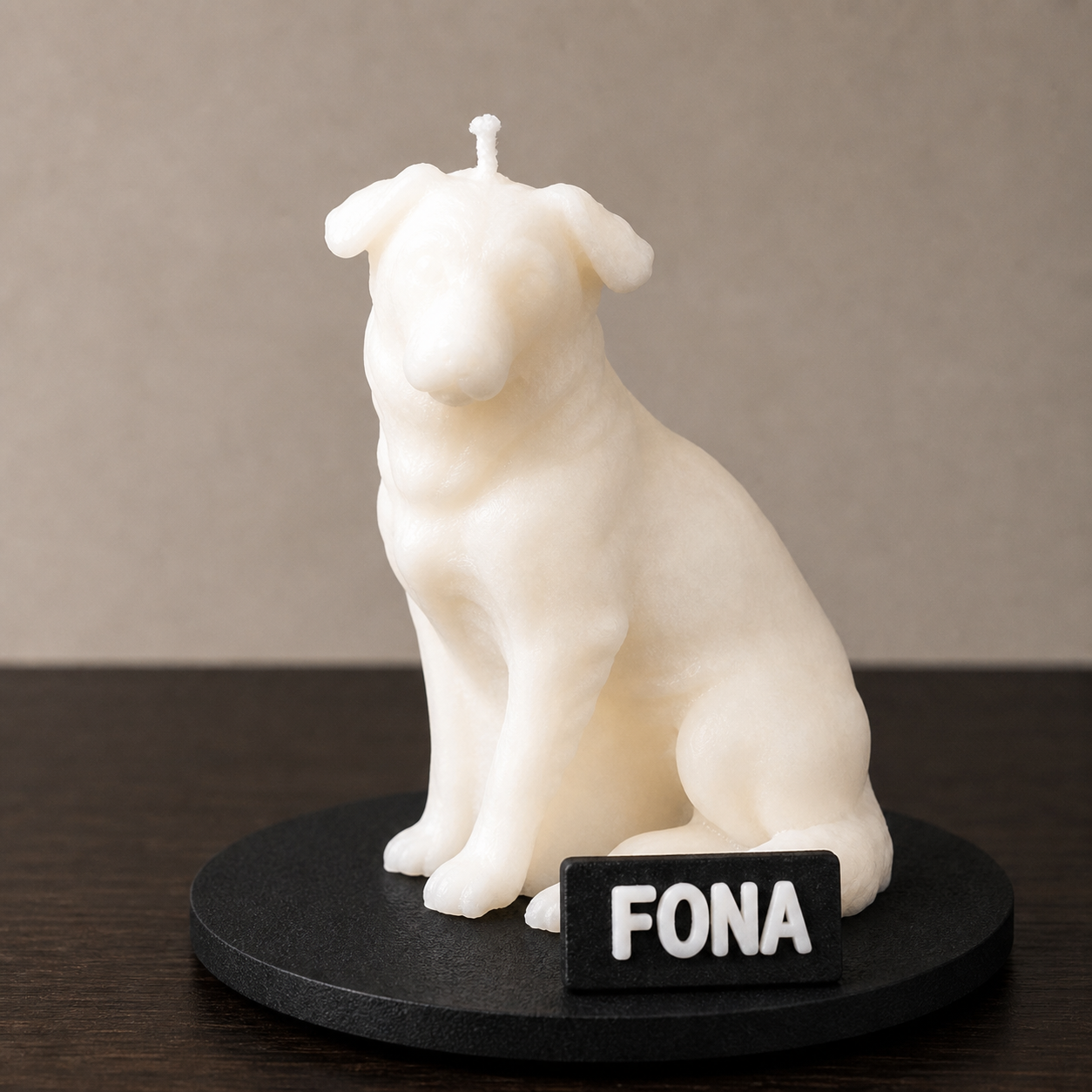 Vela personalizada Fona